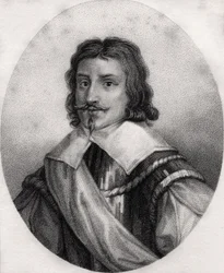 Robert Greville, graviert von Geremia, Illustration aus 